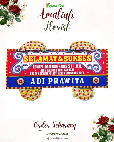 Karangan Bunga Ucapan Selamat pusakamulya